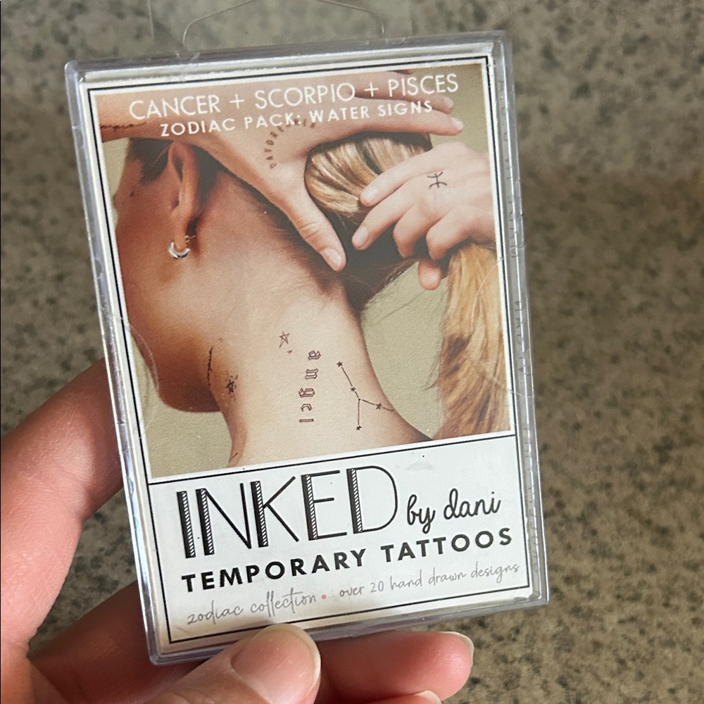 INKED by Dani Zodiac Temporary Tattoos